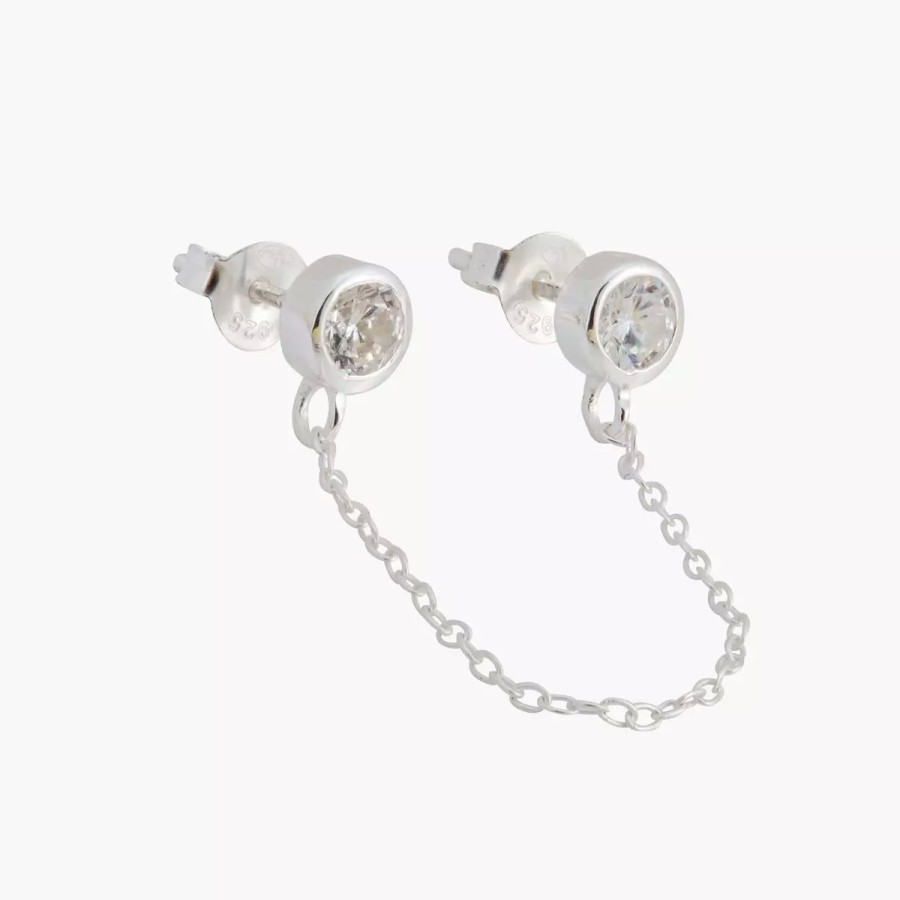 Online Boucle D'Oreilles Chaine Argent Garanti Boucles D'Oreilles