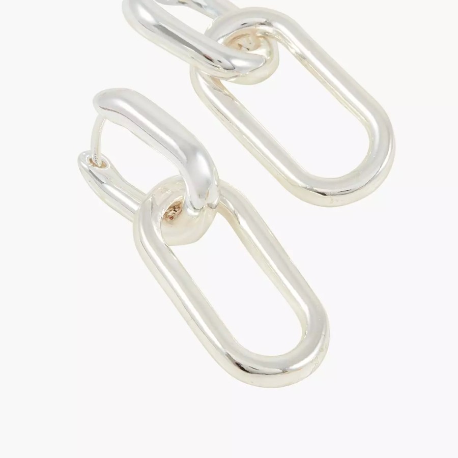 Online Boucles D'Oreilles Rectangles Silver Touch Boucles D'Oreilles
