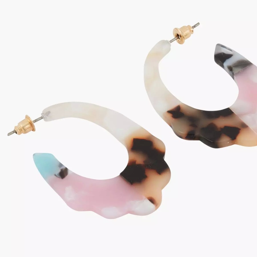 Online Creoles En Resine Opal Mosaic Boucles D'Oreilles
