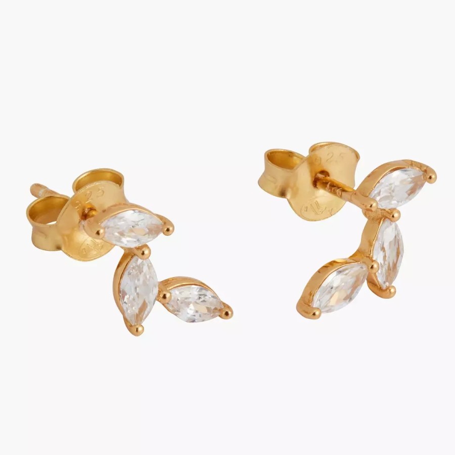 New Puces D'Oreilles Argent Garanti Et Oxydes De Zirconium Boucles D'Oreilles