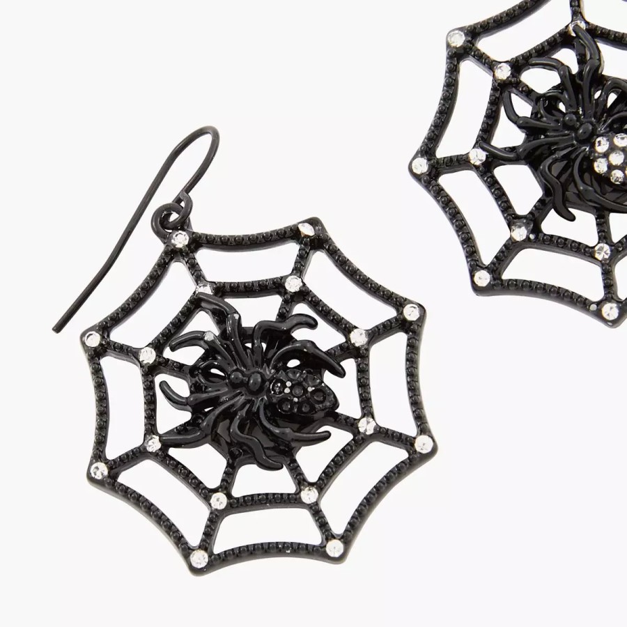 Hot Boucles D'Oreilles Toile D'Araignee Halloween Boucles D'Oreilles