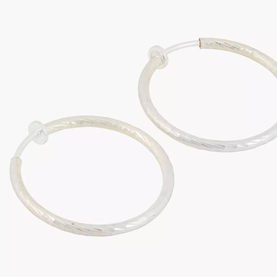Clearance Creoles Piston Ciselees Boucles D'Oreilles