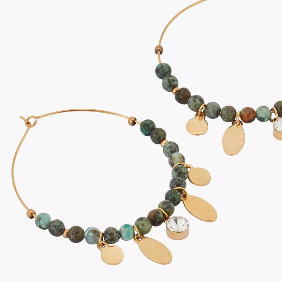 New Creoles Pampilles Acier Inoxydable Boucles D'Oreilles