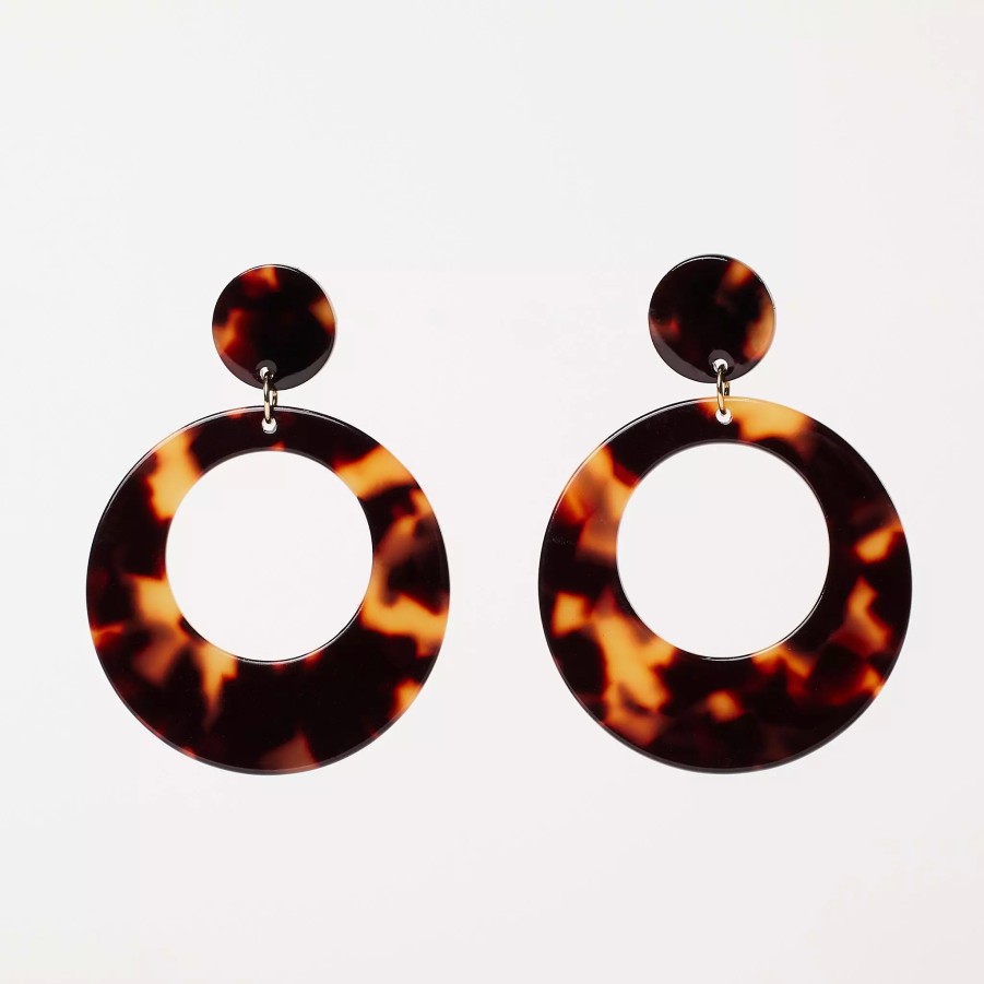 New Boucles D'Oreilles Rondes Ecailles Boucles D'Oreilles