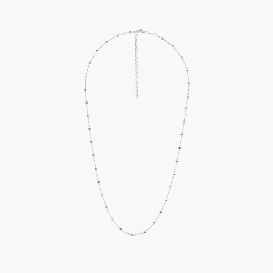 Clearance Collier Boules Argent Garanti Silver Idol Colliers Argent Garanti