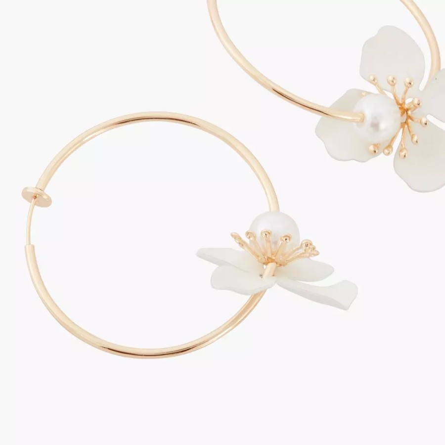 New Creoles Fleurs Boucles D'Oreilles