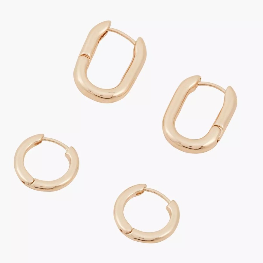 New Set De Mini-Creoles Boucles D'Oreilles