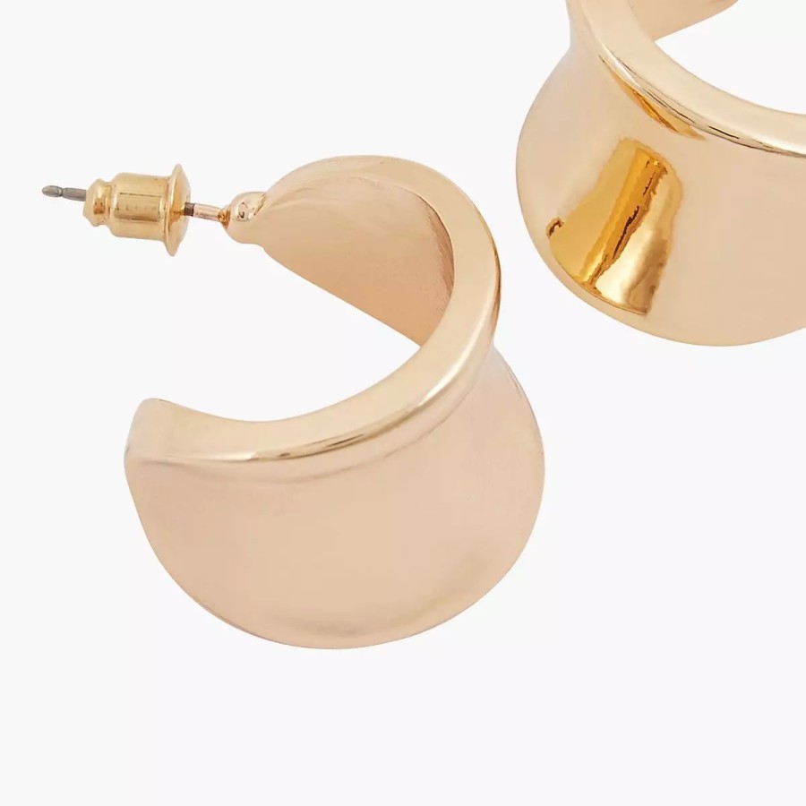 New Creoles Epaisses Bar A Creoles Boucles D'Oreilles