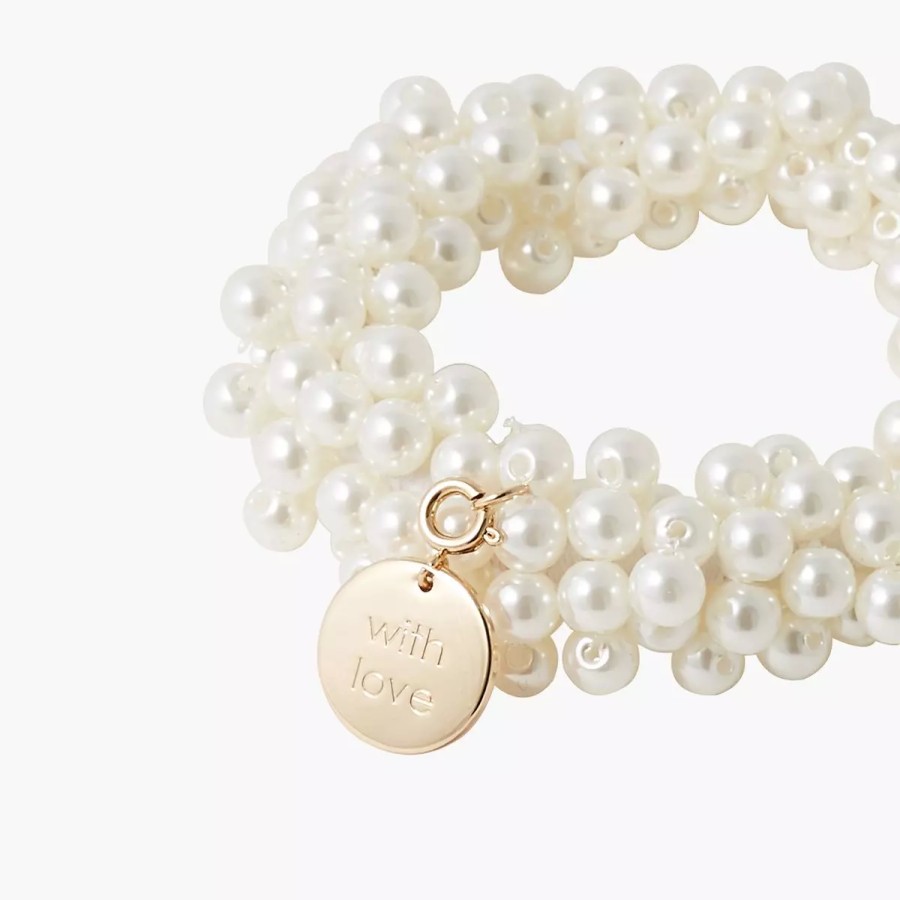 Clearance Chouchou Perles D'Imitation Collab Meryl Suissa Accessoires De Cheveux