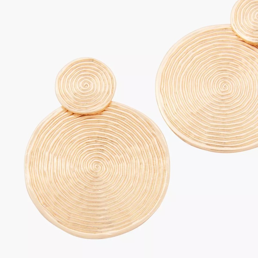 New Boucles D'Oreilles Spirales Lady Grey Boucles D'Oreilles