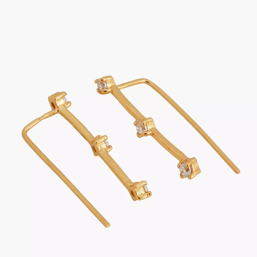 New Boucles D'Oreilles Argent Garanti Et Oxydes De Zirconium Boucles D'Oreilles